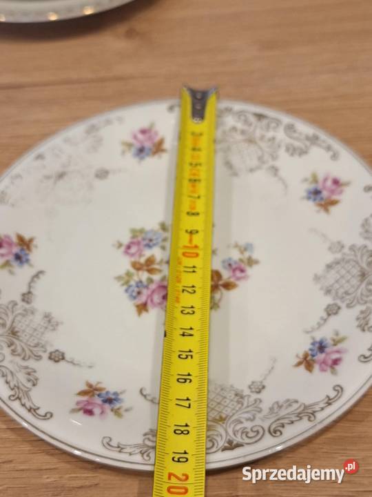 Zestaw porcelana talerz i podstawek warmińsko-mazurskie Braniewo