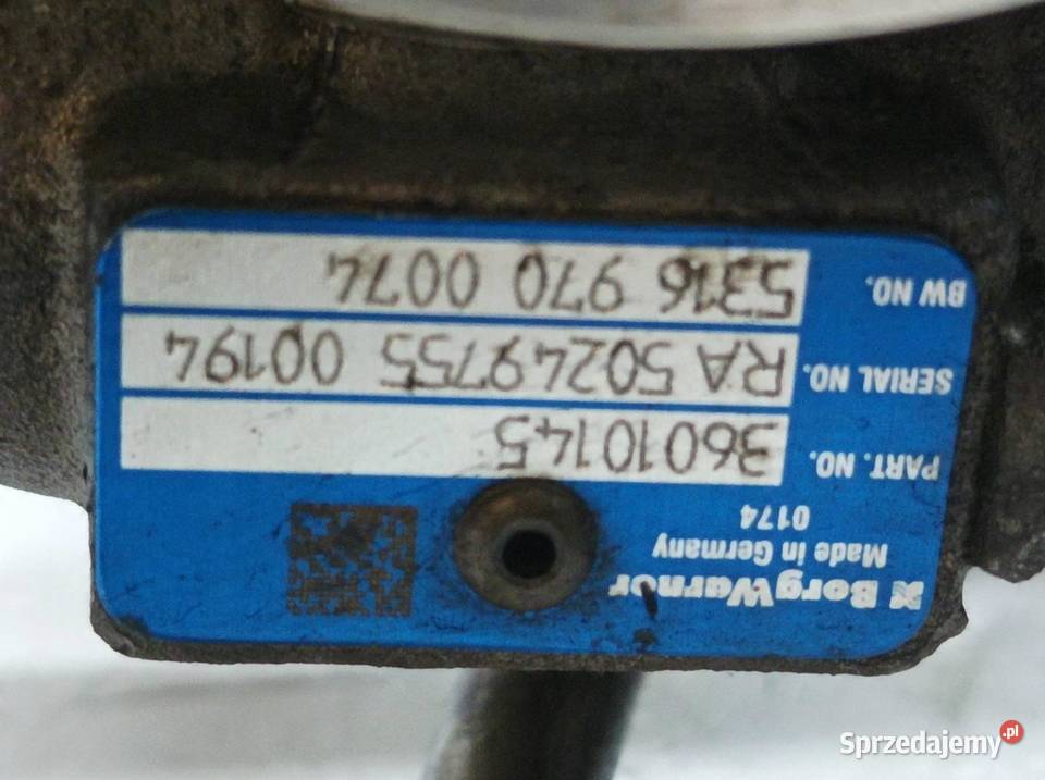 TURBOSPRĘŻARKA 36010145 24 D BITURBO Volvo XC 70 Rok produkcji 2015 Turbosprężarki świętokrzyskie