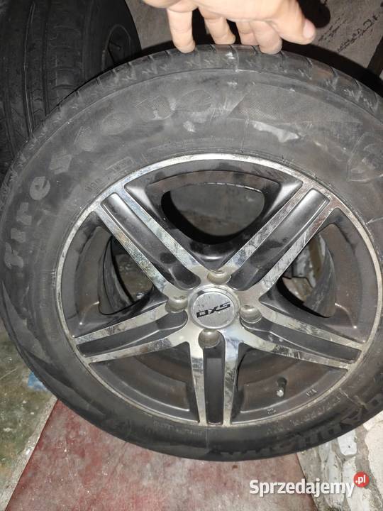 Felgi DXS z oponami 4x100 Samochodowe mazowieckie Warszawa
