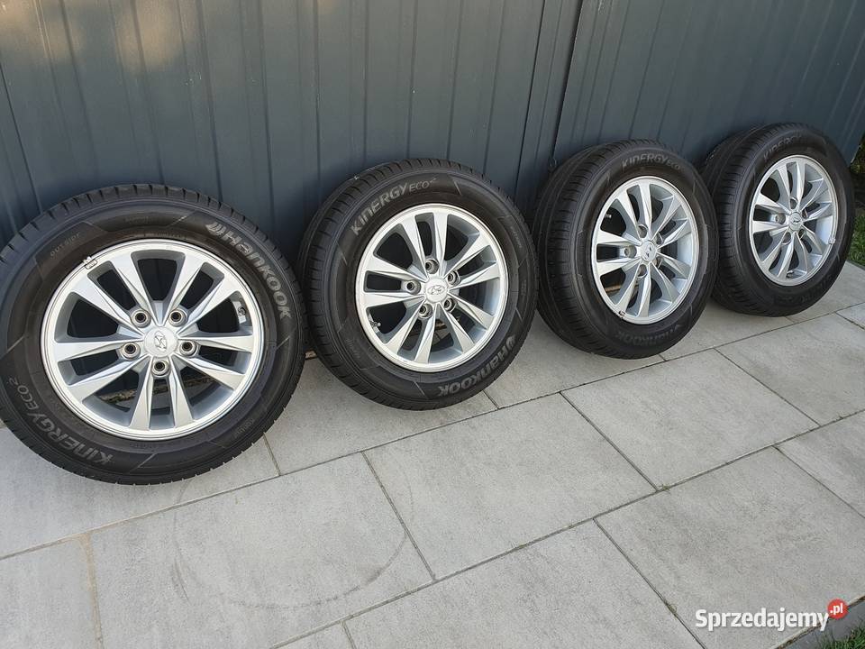 Hyundai felgi aluminiowe oryginalne z oponami dolnośląskie Nowosiedlice