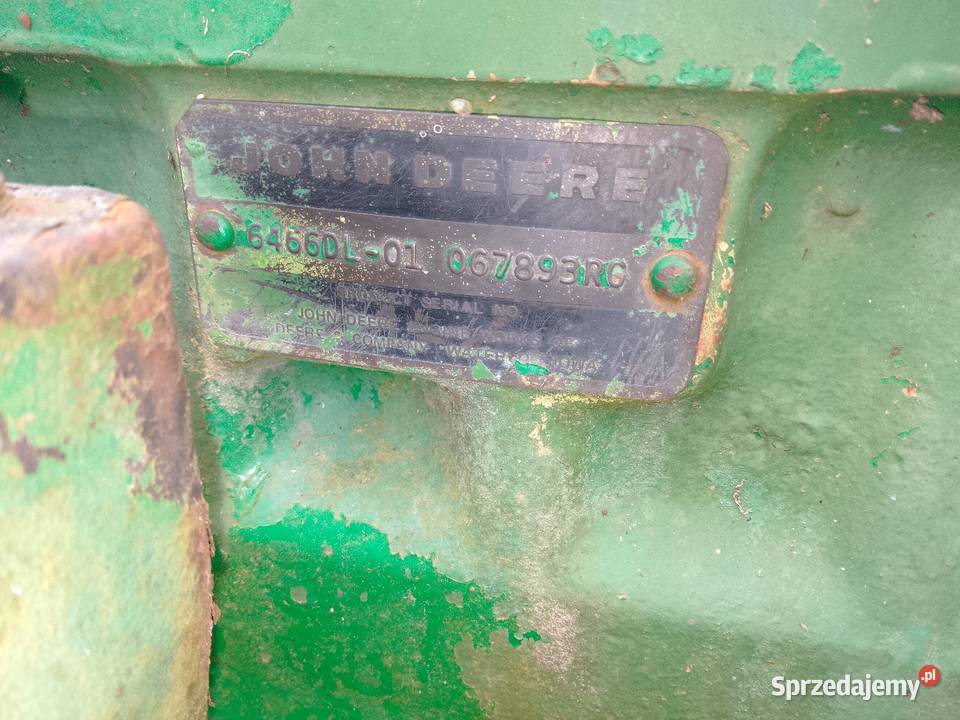 Blok 6466dl01 John Deere korbowodymiska itp Probostwo Górne