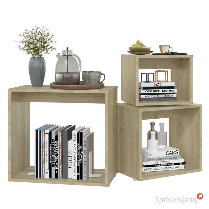 Stoliki wsuwane pod siebie 3 dąb sonoma WM808579 Warszawa