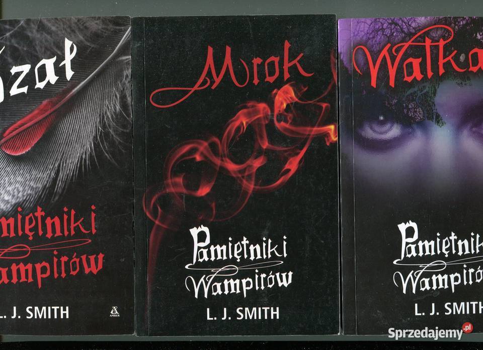 Pamiętniki Wampirów Szał Mrok Walka LJ Smith zachodniopomorskie Szczecin