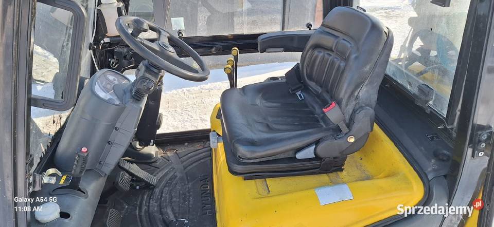 Wózek widłowy Hyundai G35L stan kabina 2017r UDT