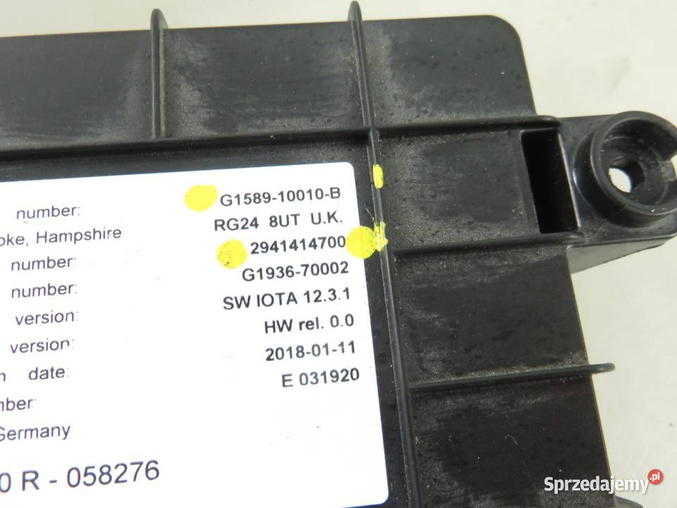 MODUŁ DAF CF FT 480 MX13 355 H2 2941414700 osobowe