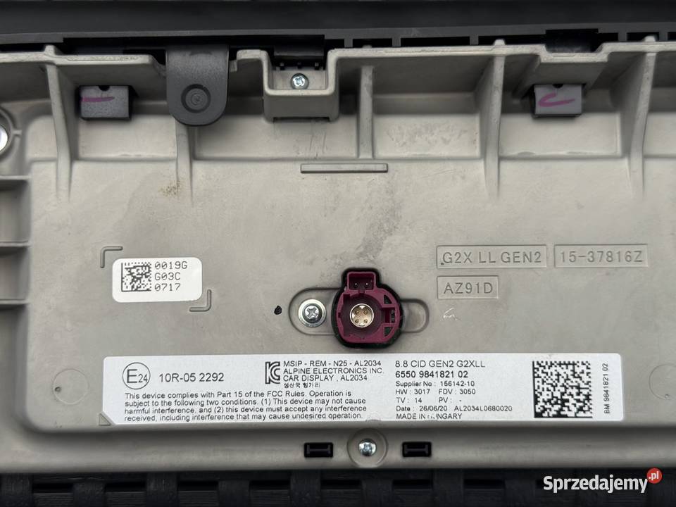 Wyświetlacz BMW G2021 88 dolnośląskie Wrocław