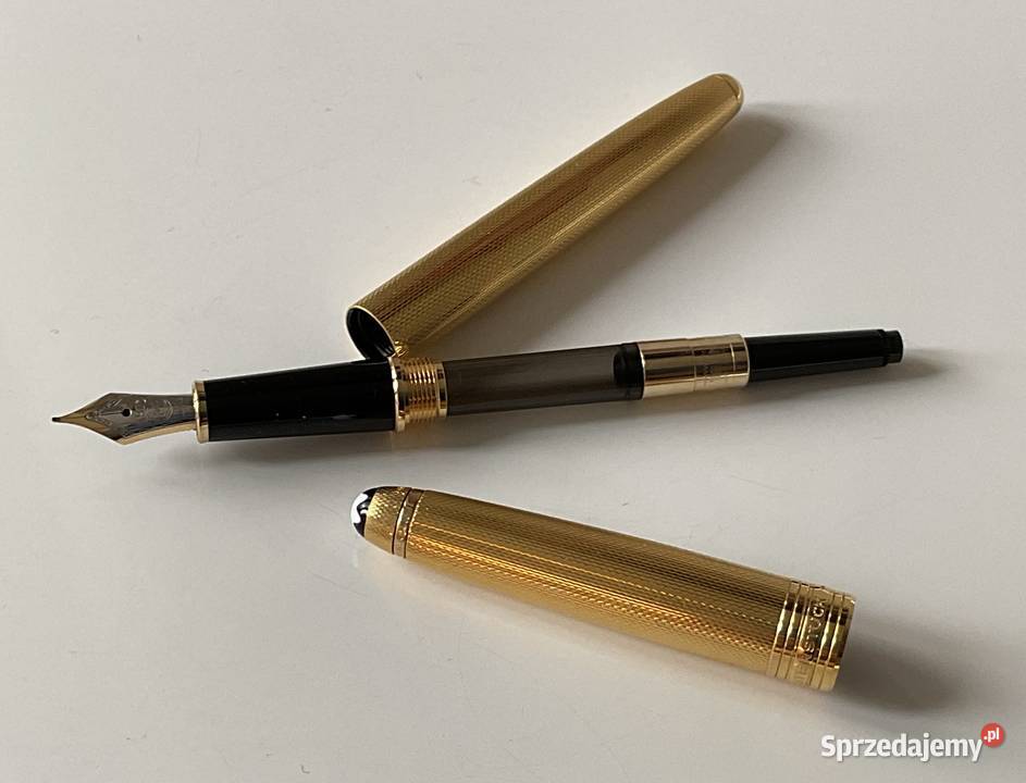 Pióro Montblanc Meisterstck 144 Solitaire Gold Antyki, Sztuka, Kolekcje małopolskie Kraków