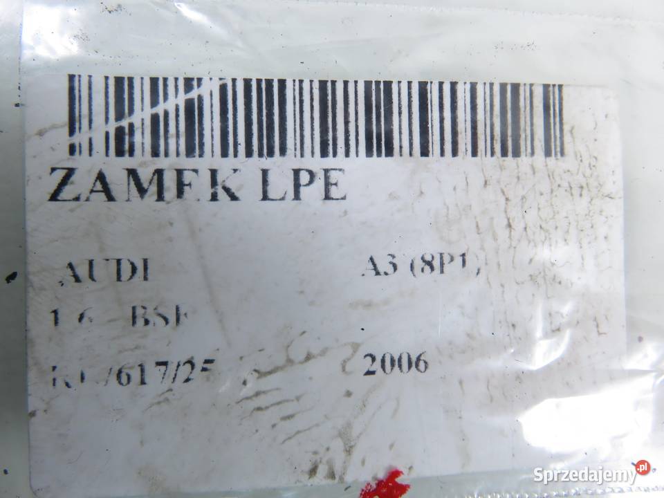 ZAMEK LEWY PRZEDNI AUDI A3 8P1 4E1837015