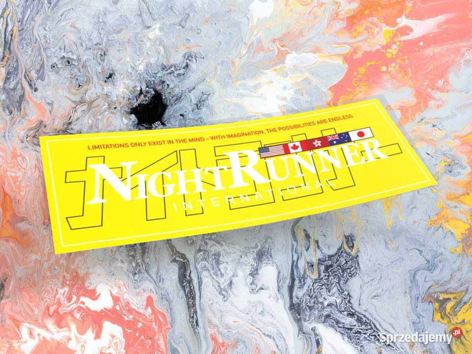 Naklejka K13 NIGHTRUNNER 15 x 5 drift slap 10 Choroszcz