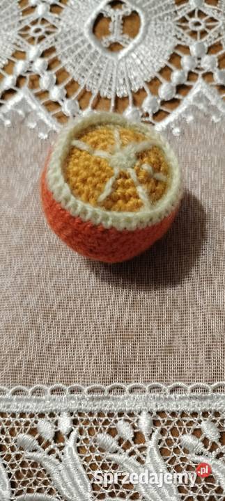 Maskotka pomarańcze na szydełku Częstochowa