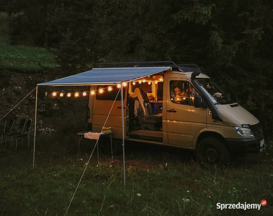 Mercedes Sprinter 903 313 CDI kamper 4x4 napęd 4x4 wielkopolskie Poznań sprzedam