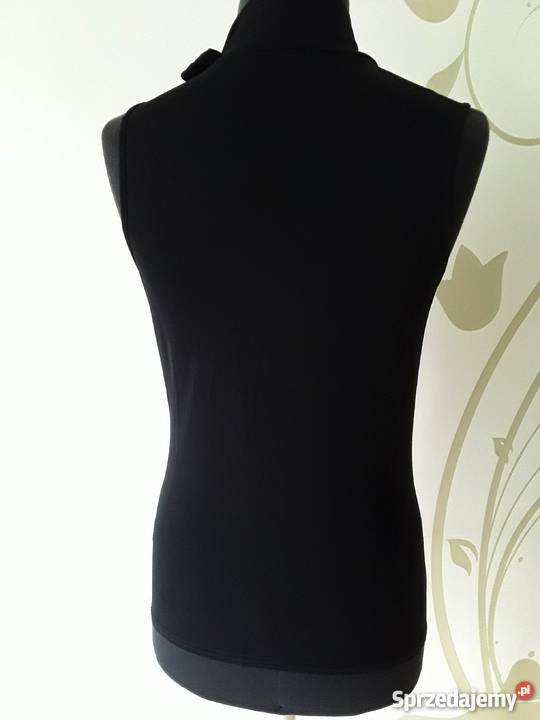 Elegancka bluzka czarna bez rękawów rozmiar 3638 mazowieckie Warszawa