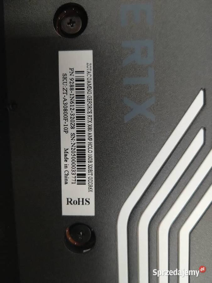 Karta graficzna rtx 3080 10GB małopolskie