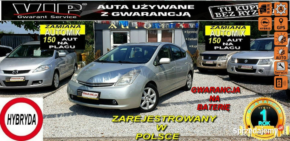 Toyota Prius PrzebiegGWARANCJA na Baterię HYBR Świdnica
