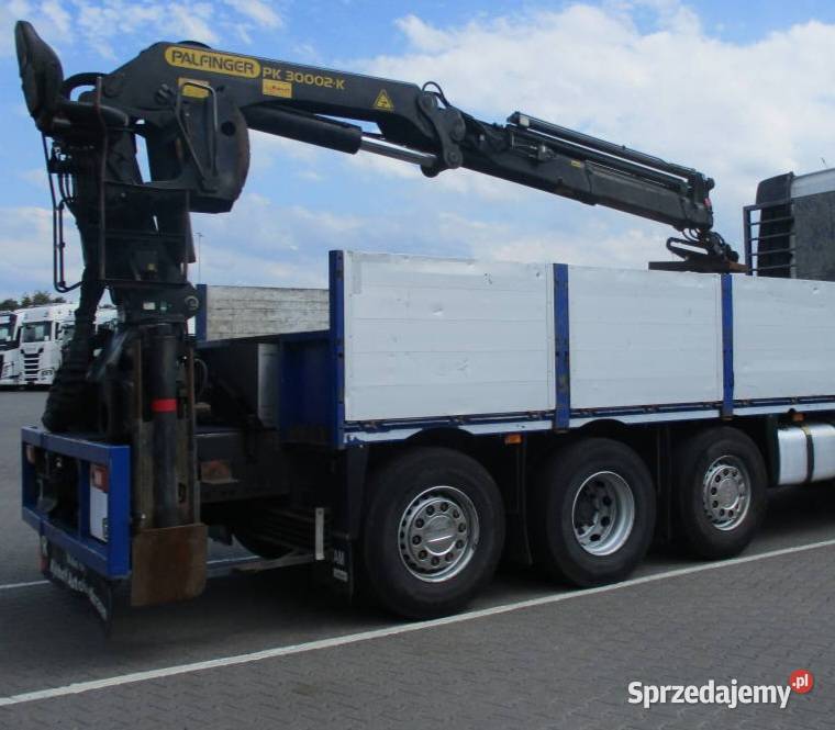 Volvo FH 8x4 skrzynia z dzwigiem do budowlanki Warszawa