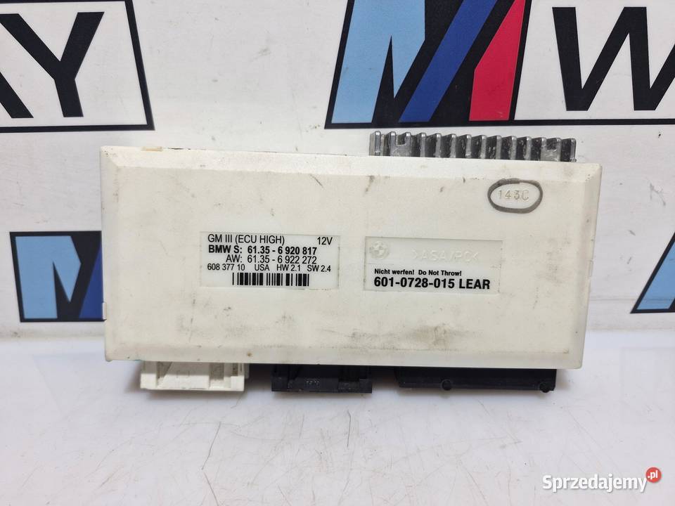 BMW E38 E39 MODUŁ STEROWNIK KOMFORTU 6920817 osobowe