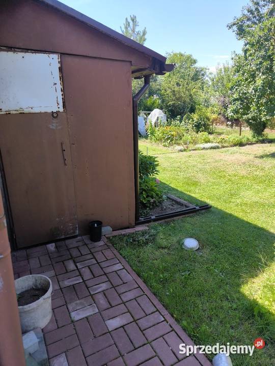 Działka rekreacyjna z domkiem murowanym Radomsko
