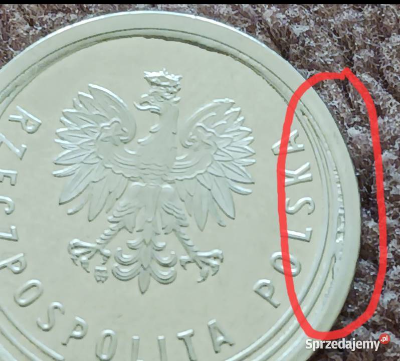 1 Złoty 2025 r Piękny wielodestrukt około Numizmatyka Konin