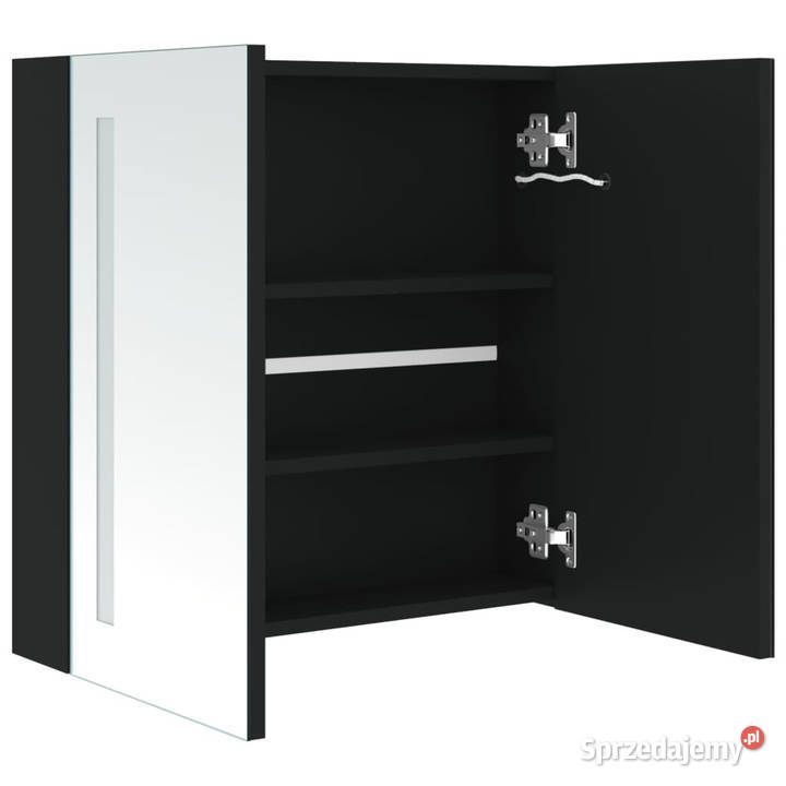 Szafka łazienkowa z lustrem i LED 62x14x60 Łazienkowe Warszawa