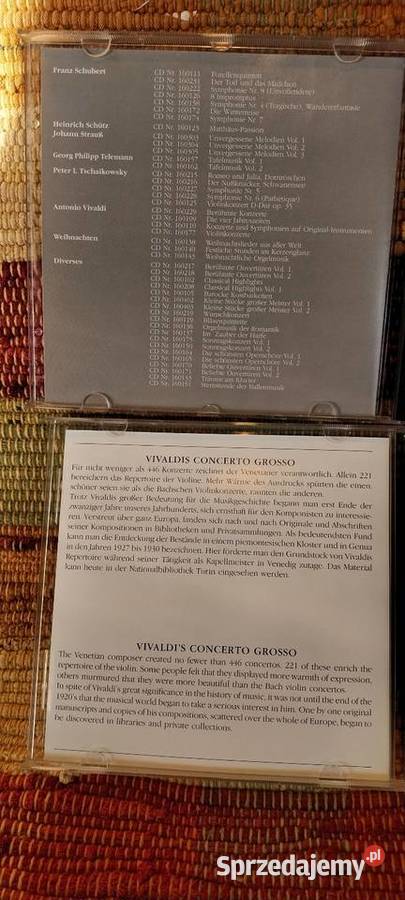 5 płyt CD Vivaldi Brahms Haydn Mahler Bruch 3 i więcej sprzedam