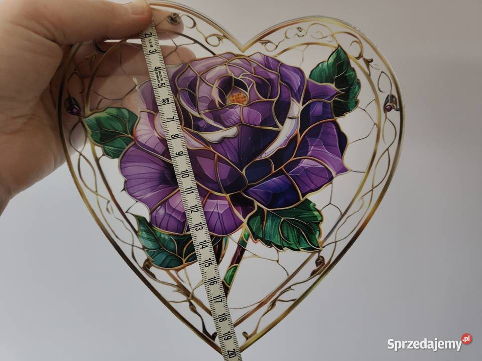 Nowy witraż witrażyk dekoracja okienna łapacz mazowieckie Płock