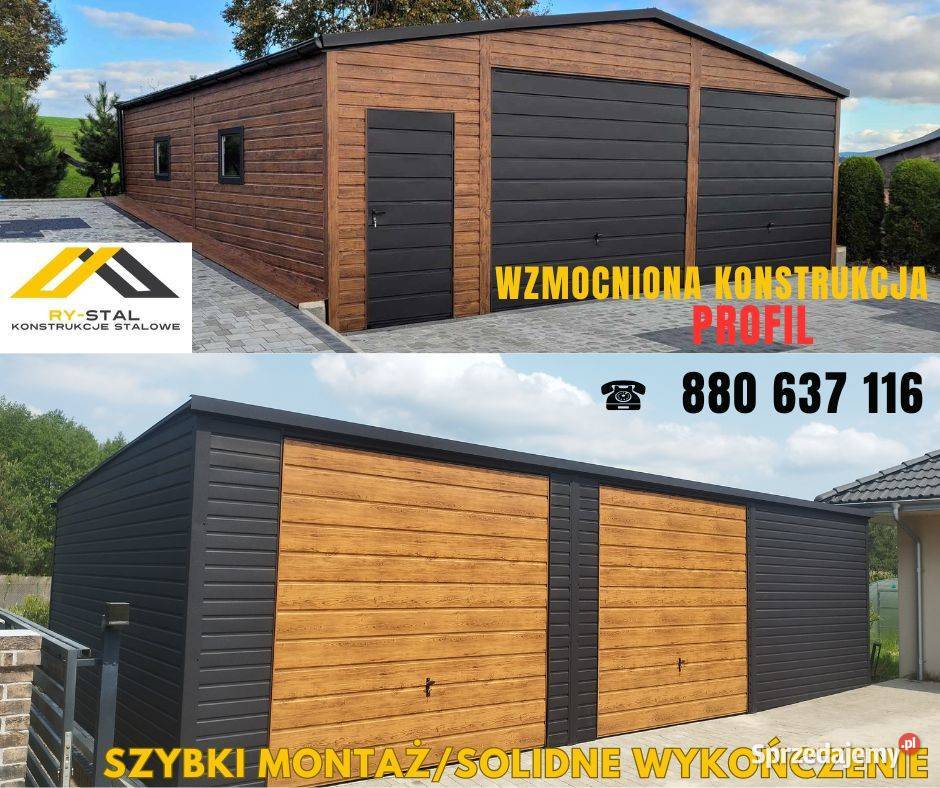 Garaż blaszany 4x6 Producenta Wiata Hala Magazyn