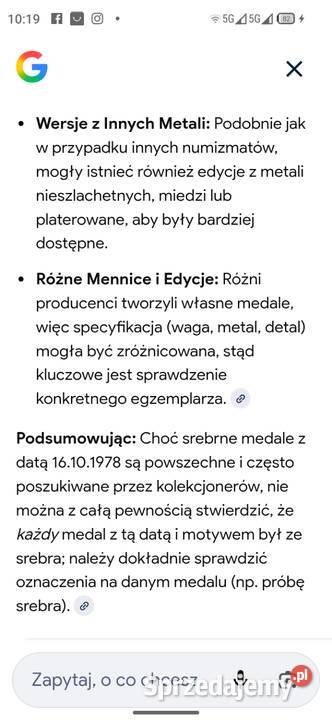 Medal Jana Pawła II Częstochowa Numizmatyka Warszawa