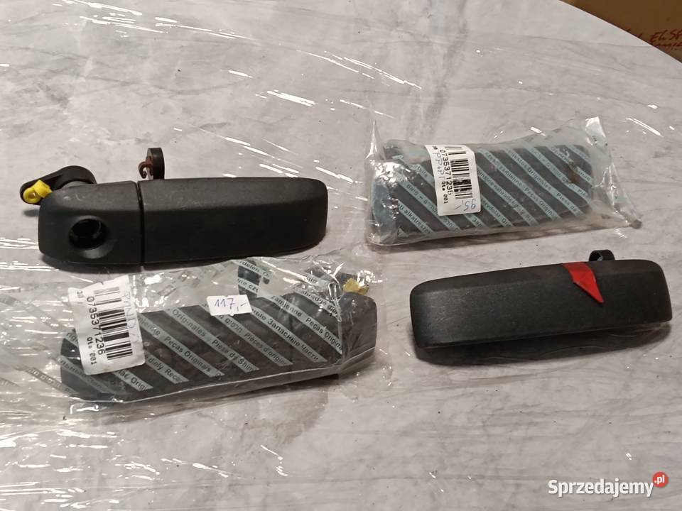 Komplet klamek 4x Fiat Panda 2 lewa prawa śląskie