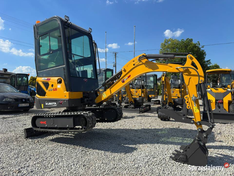 Nowa Minikoparka XGV VIP18 z 2026 Roku Waga 1800 Rzeszów