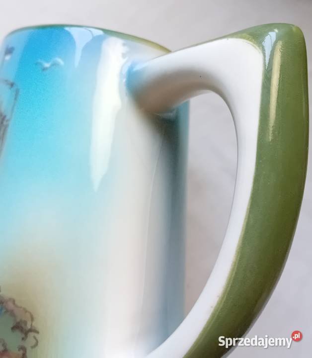 Ceramiczny kufel pamiątka z Tallina pojemność 1 Koźminek
