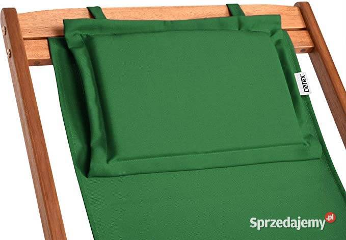 Leżak plażowy ogrodowy z drewna akacji składany Zamość