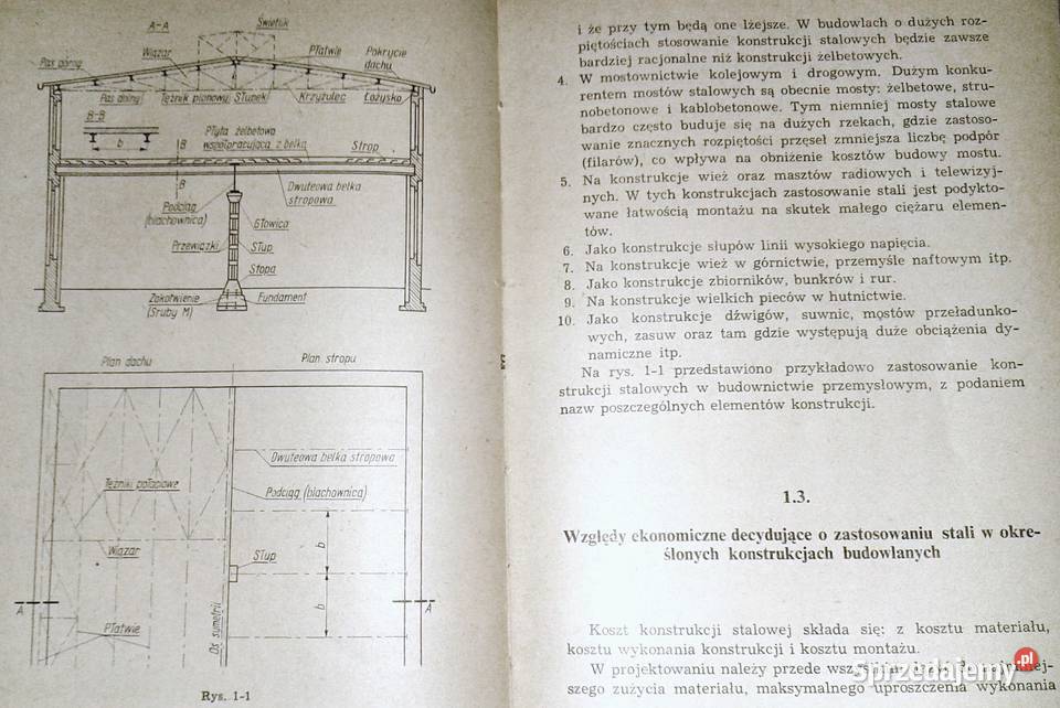 Konstrukcje stalowe Mikołaj Żyburtowicz Rok wydania 1974 Chełm sprzedam