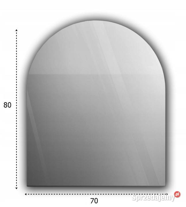 SZKŁO HARTOWANE SZYBA POD KOMINEK PODSTAWA 80x70 Skawina