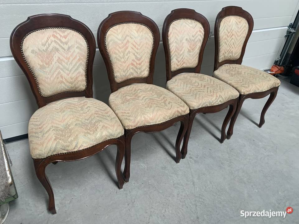 Piękne stylowe drewniane krzesła - meble holenderskie