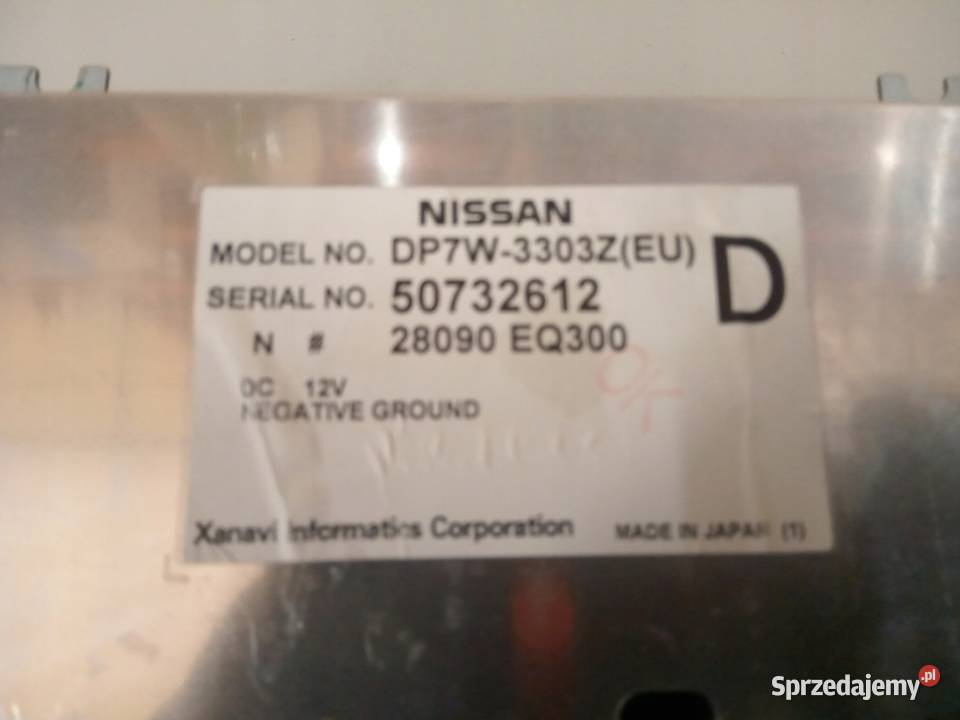 MONITOR EKRAN NAWIGACJI NISSAN MURANO Z50 XTRAIL wielkopolskie