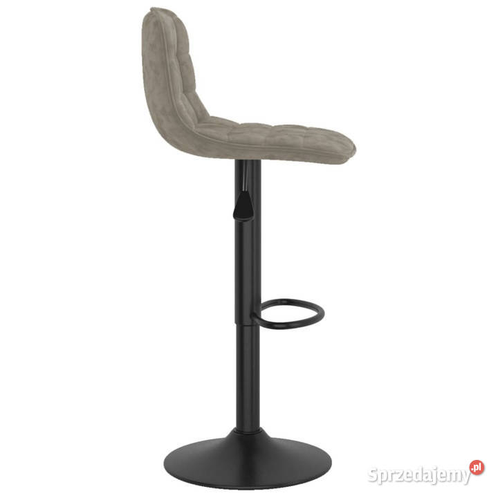 Hoker jasnoszary obity aksamitem WM333980 Warszawa