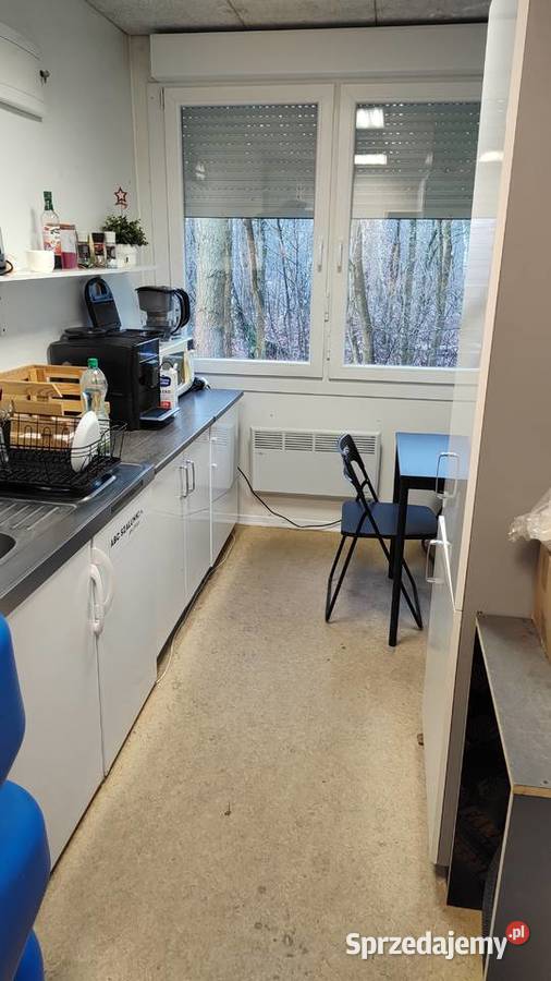 Kontener biurowy 6x18 szary kuchnia toaleta Kraków