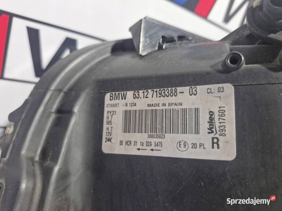 BMW E81 E82 E87 E88 LAMPA PRAWY PRZÓD ORYGINAŁ dolnośląskie