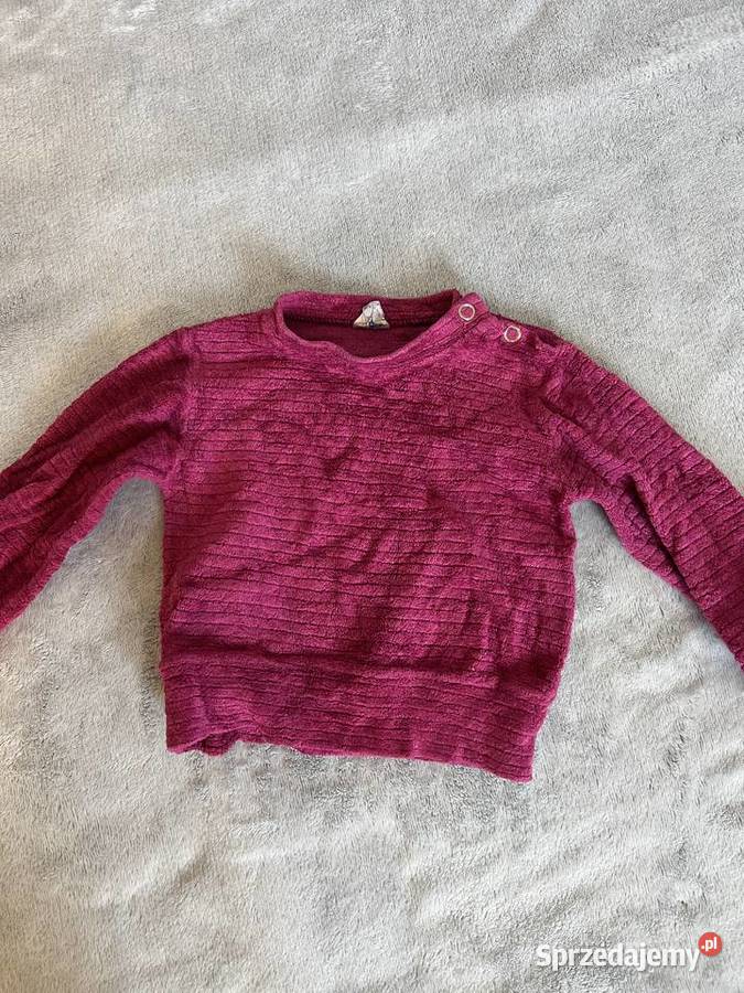 Bluza sweter dziecięcy bordowy Jasło
