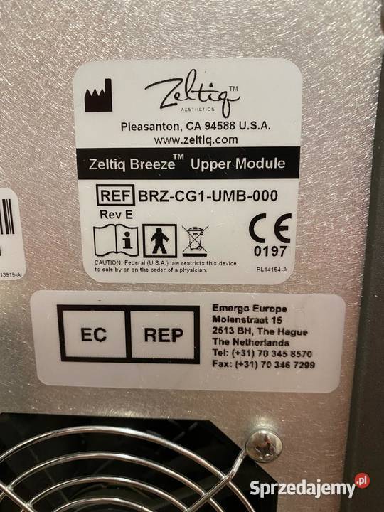 ZELTIQ Allergan CoolSculpting CoolSculpt 4 Wrocław sprzedam