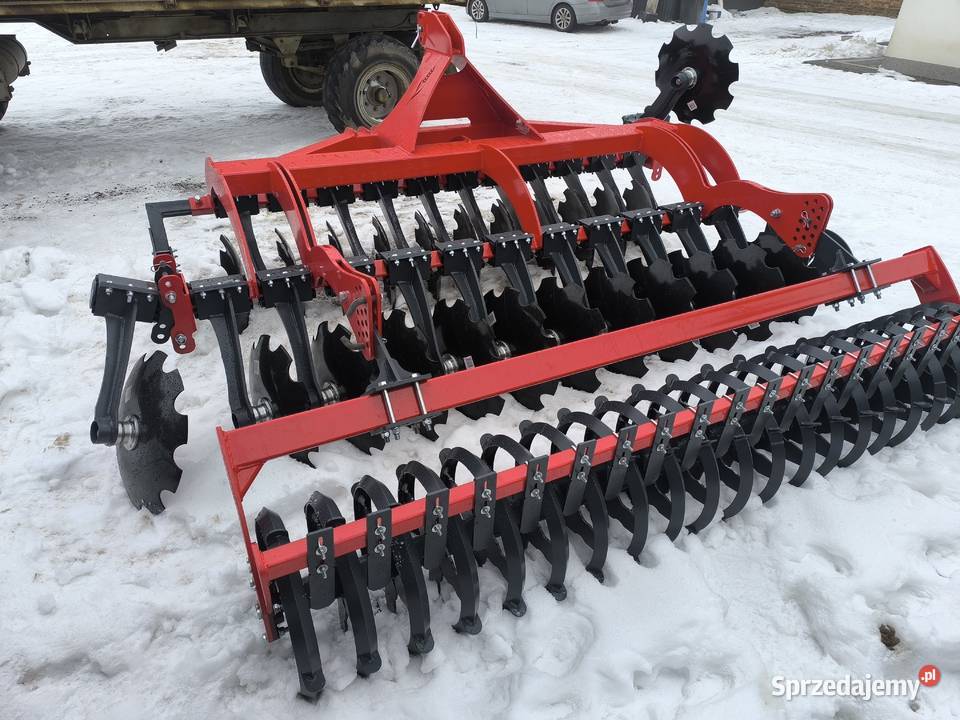 Brona talerzowa 3m wał daszkowy nowa agregat nieuszkodzony Lublin