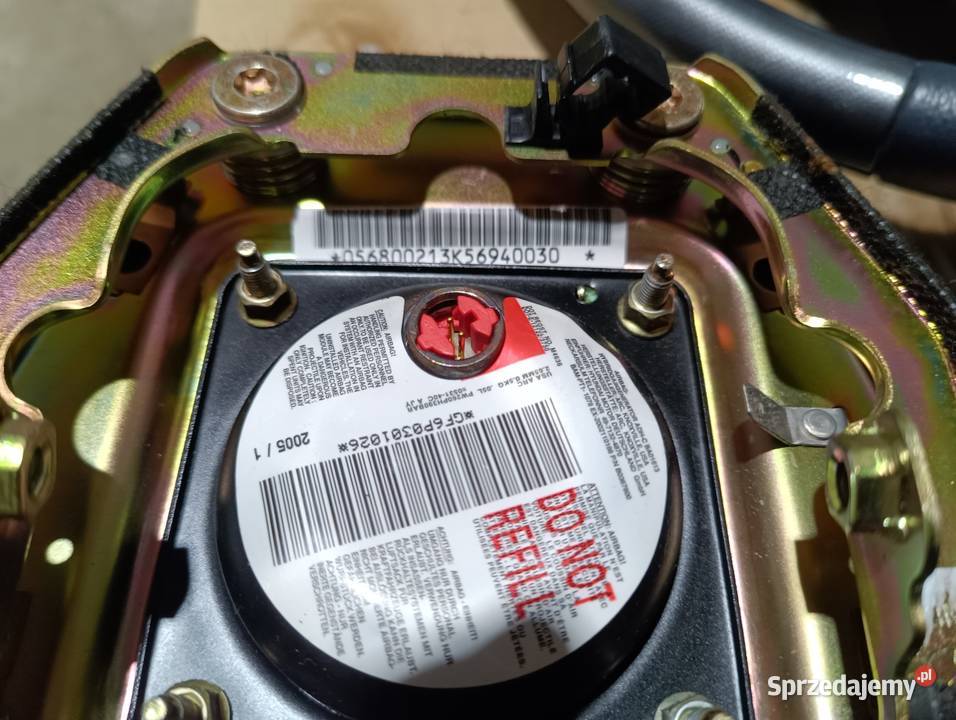 Kierownica Skóra Carbon Poduszka Airbag Hyundai Mrowino