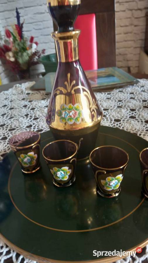 Piekny KOMPLET Bohemia Warszawa sprzedam