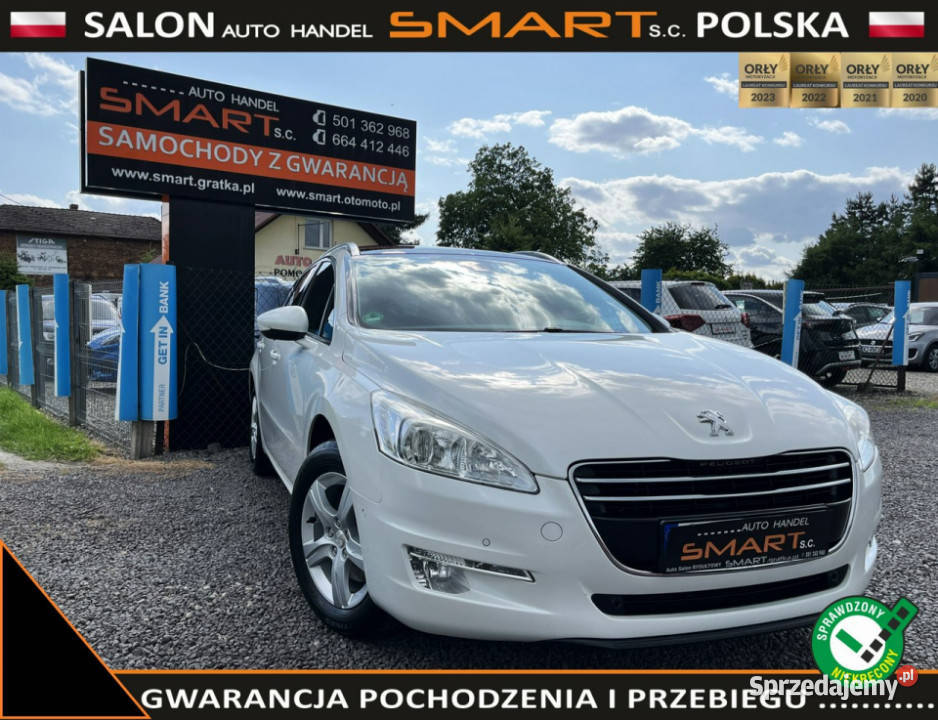 Peugeot 508 SW Bezwypadek Serwis Panorama Biała gniazdo USB