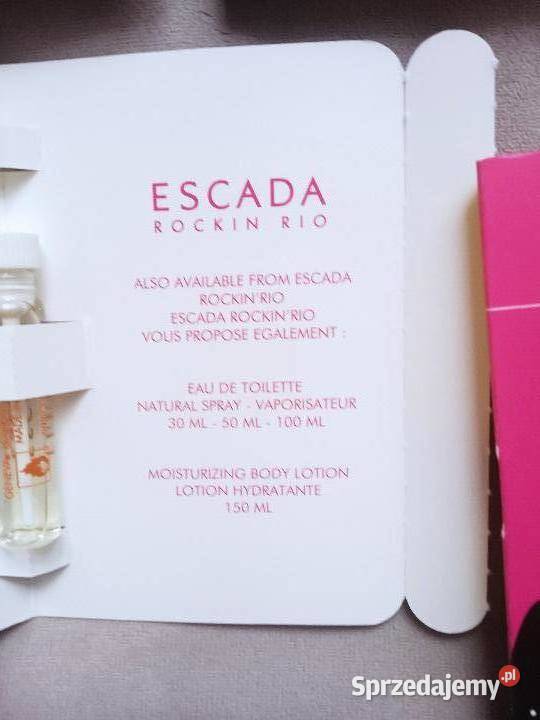 Escada Rockin Rio próbki perfum 10 ml świętokrzyskie Stąporków
