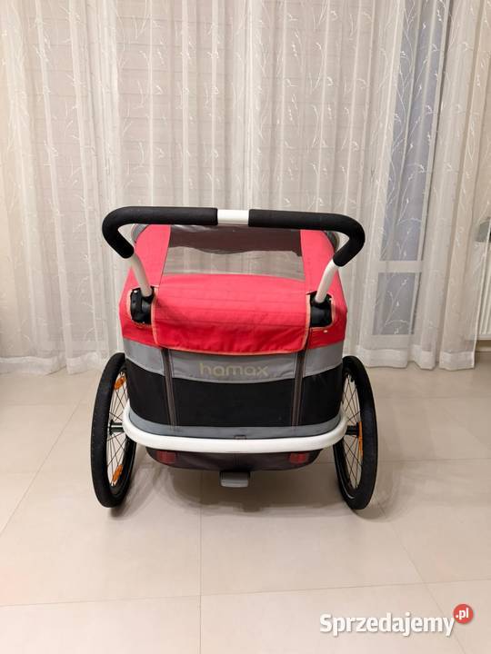 Hamax Outback Twin przyczepka rowerowa 2osobowa mazowieckie Siedlce sprzedam
