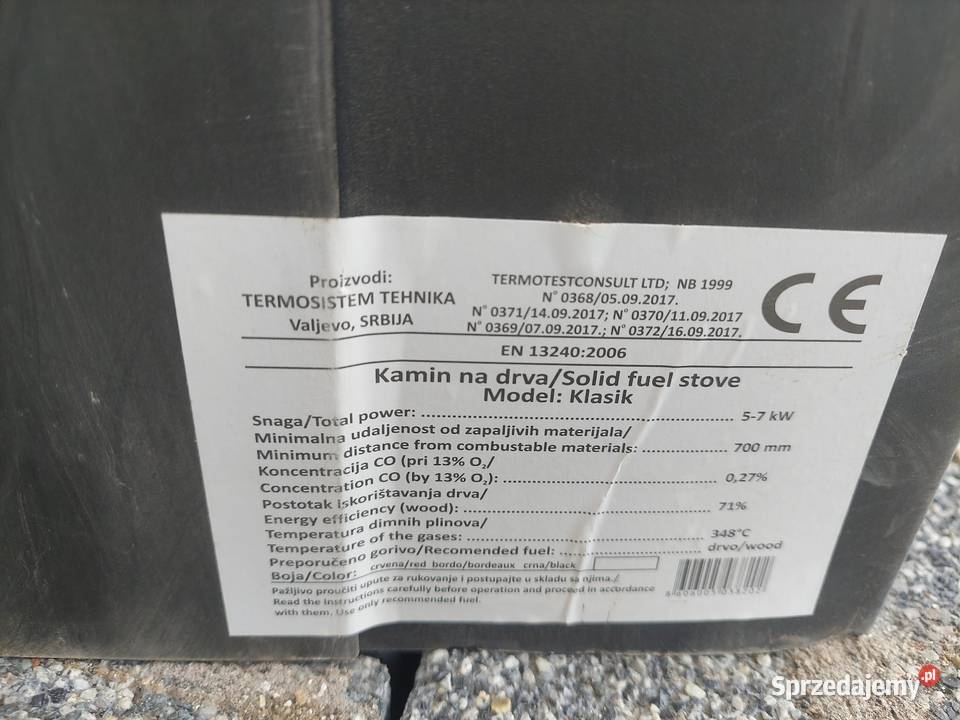 Piecyk koza kominek piec Blizne