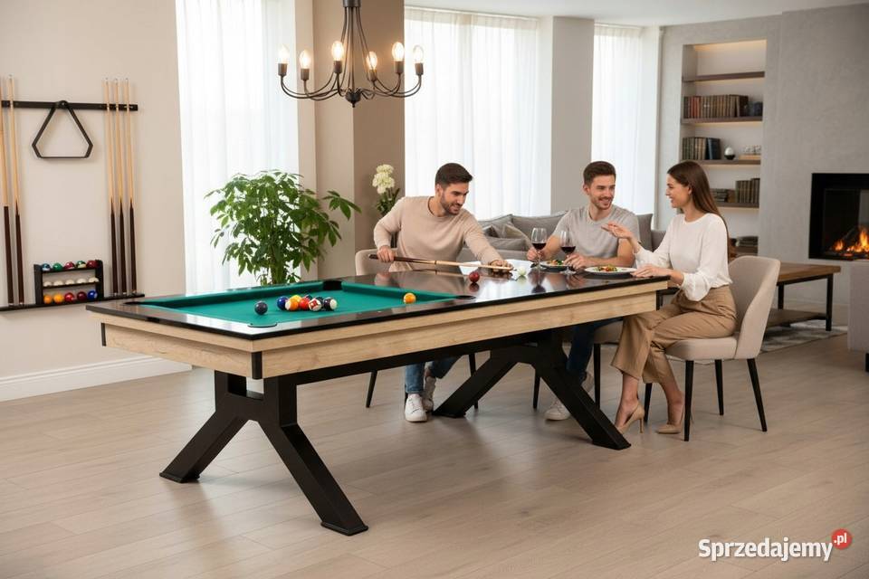 Nowoczesny Stół Bilardowy Loft 3w1 FaBil Krzyżowice