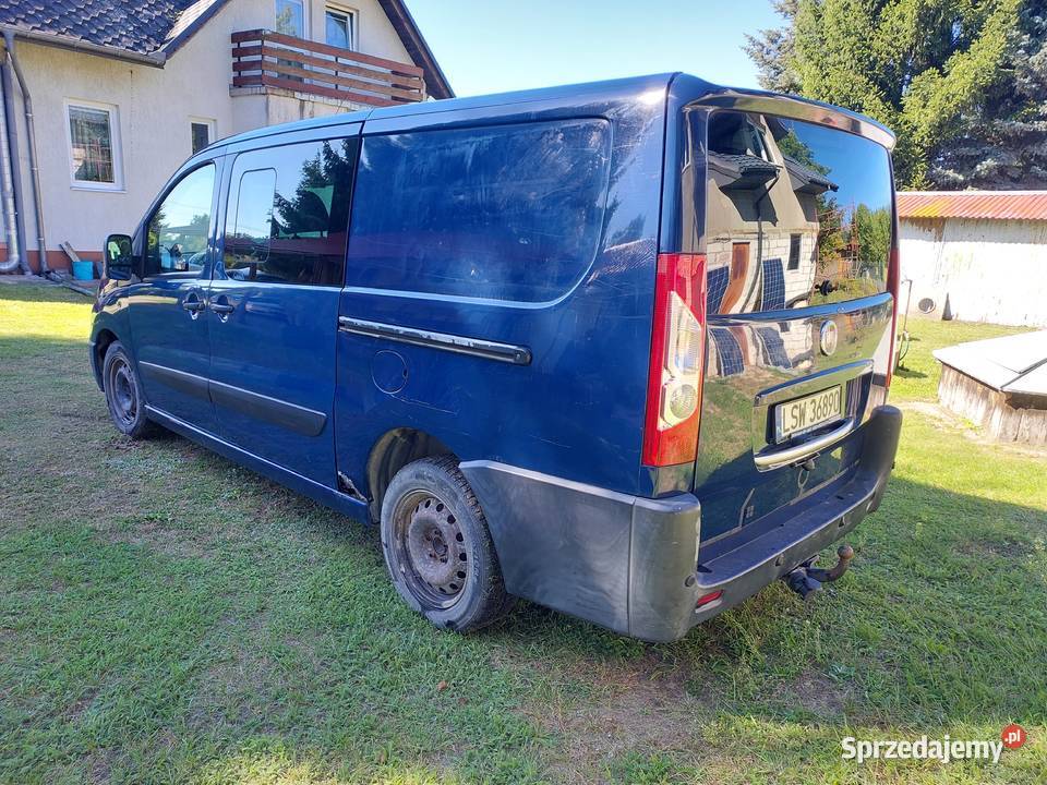 Fiat scudo 2008 140 hak 2000 6 miejsc long Łęczna