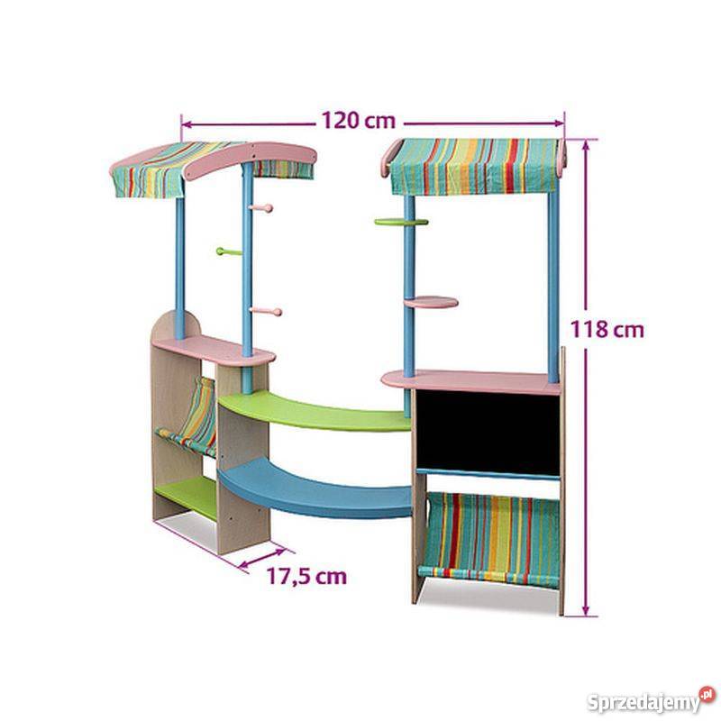 Eichhorn duży drewniany Stragan pomorskie Gdynia